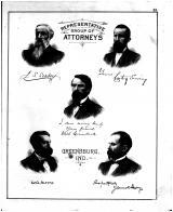 Will Cumback, James K. Ewing, W.A. Moore, J.S. Scobey, Cortez Ewing